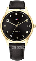 Tommy Hilfiger Czarny/Skóra Ø44 mm 1791660