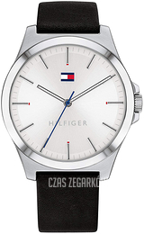 Tommy Hilfiger Srebrny/Skóra Ø42 mm 1791716