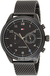 Tommy Hilfiger Czarny/Stal Ø44 mm 1791787