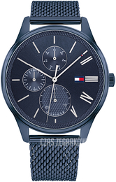 Tommy Hilfiger Damon Niebieski/Stal Ø44 mm 1791872