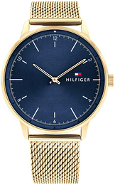 Tommy Hilfiger Hendrix Niebieski/Stal w odcieniu złota Ø43 mm 1791877