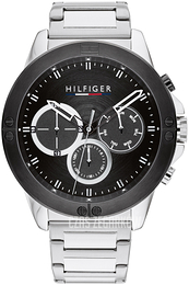 Tommy Hilfiger Harley Czarny/Stal Ø46 mm 1791890