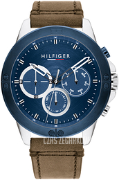 Tommy Hilfiger Harley Niebieski/Skóra Ø46 mm 1791895