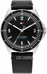 Tommy Hilfiger Maverick Czarny/Skóra Ø43 mm 1791904