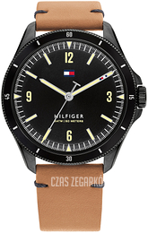 Tommy Hilfiger Maverick Czarny/Skóra Ø43 mm 1791906