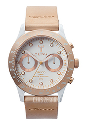 Triwa Brasco Ivory Rose Tan Chrono Biały/Skóra Ø38 mm DCAC104-T