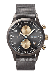 Triwa Lansen Walter Chrono Szary/Tkanina Ø38 mm LCST101-CANVAS