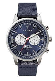Triwa Nevil Blue Steel Niebieski/Skóra Ø42 mm NEST108