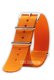 Triwa Armband Orange Nato 22 mm Tkanina STNY101
