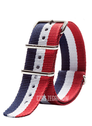 Triwa Tricolore Nato 20mm Tkanina STNY106