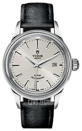 Tudor Style Srebrny/Skóra Ø28 mm 12100-0005