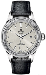 Tudor Style Srebrny/Skóra Ø28 mm 12100-0007