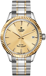 Tudor Style Żółte złoto/Stal w odcieniu złota Ø34 mm M12313-0001