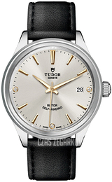 Tudor Style Srebrny/Skóra Ø38 mm 12500-0020