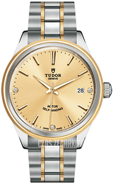 Tudor Style Żółte złoto/Stal w odcieniu złota Ø38 mm M12503-0004