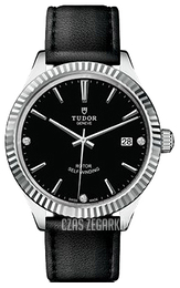 Tudor Style Czarny/Skóra Ø38 mm 12510-0026