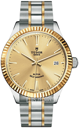 Tudor Style Żółte złoto/Stal w odcieniu złota Ø38 mm M12513-0001