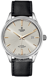 Tudor Style Srebrny/Skóra Ø41 mm 12700-0018