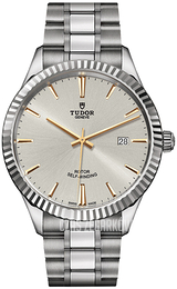 Tudor Style Srebrny/Stal Ø41 mm M12710-0005