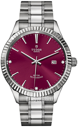 Tudor Style Czerwony/Stal Ø41 mm M12710-0019