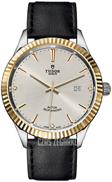 Tudor Style Srebrny/Skóra Ø41 mm 12713-0021