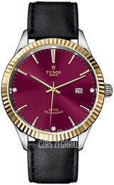 Tudor Style Czerwony/Skóra Ø41 mm 12713-0024