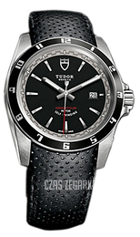 Tudor Grantour Date Czarny/Skóra Ø42 mm 20500N-BKIDBLS