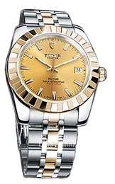 Tudor Classic Date Szampański/Stal w odcieniu złota Ø38 mm 21013-62583-CHIDSTL