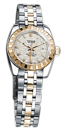 Tudor Classic Date Srebrny/Stal w odcieniu złota Ø28 mm 22013-62543-SLIDSTL