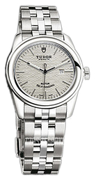 Tudor Glamour Date Srebrny/Stal Ø31 mm 53000-68030-SLIDSTL