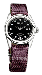 Tudor Glamour Date Czarny/Skóra Ø31 mm 53000-BDIDPRLZS
