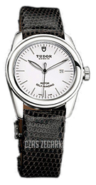 Tudor Glamour Date Biały/Skóra Ø31 mm 53000-WIDBLZS