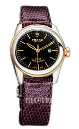 Tudor Glamour Date Czarny/Skóra Ø31 mm 53003-BIDPRLZS