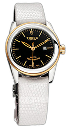 Tudor Glamour Date Czarny/Skóra Ø31 mm 53003-BIDWLZS