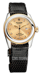 Tudor Glamour Date Szampański/Skóra Ø31 mm 53003-CHDIDBLZS