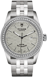 Tudor Glamour Date Srebrny/Stal Ø31 mm M53020-0001