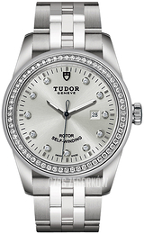 Tudor Glamour Date Srebrny/Stal Ø31 mm M53020-0003