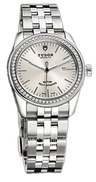 Tudor Glamour Date Srebrny/Stal Ø31 mm 53020-68030-SIDSTL