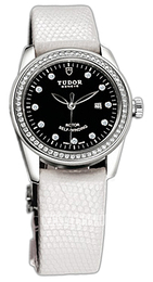 Tudor Glamour Date Czarny/Skóra Ø31 mm 53020-BDIDWLZS
