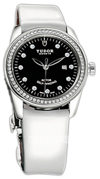 Tudor Glamour Date Czarny/Skóra Ø31 mm 53020-BDIDWPLS