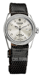 Tudor Glamour Date Srebrny/Skóra Ø31 mm 53020-SDIDBLZS