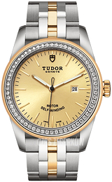 Tudor Glamour Date Żółte złoto/Stal w odcieniu złota Ø31 mm M53023-0020