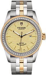 Tudor Glamour Date Żółte złoto/Stal w odcieniu złota Ø31 mm M53023-0022