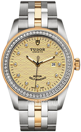 Tudor Glamour Date Żółte złoto/Stal w odcieniu złota Ø31 mm M53023-0023