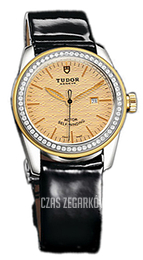 Tudor Glamour Date Szampański/Skóra Ø31 mm 53023-CHIDBPLSP
