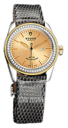 Tudor Glamour Date Szampański/Skóra Ø31 mm 53023-CHIDGLZS