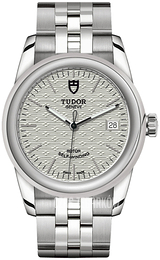 Tudor Glamour Date Srebrny/Stal Ø36 mm M55000-0003