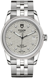 Tudor Glamour Date Srebrny/Stal Ø36 mm M55000-0004