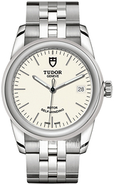 Tudor Glamour Date Biały/Stal Ø36 mm M55000-0103