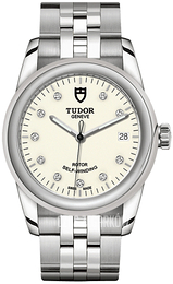 Tudor Glamour Date Biały/Stal Ø36 mm M55000-0104